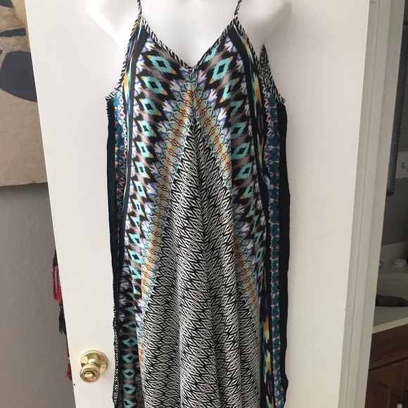 Cool Tribal Print HankerCheif Dress - Picture 1 of 3